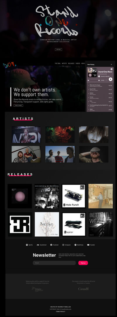 standonerecords.com